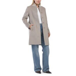 ICONS BY CINZIA ROCCA Beige Wool Blend Quarter Sleeve Coat